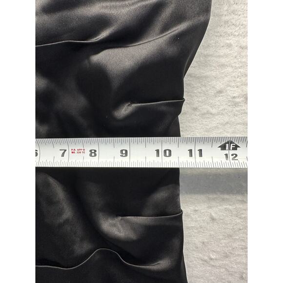 Nicole Miller Collection Women Dress Corset Style V Neck Embroidered Witchygoth - Picture 7 of 12